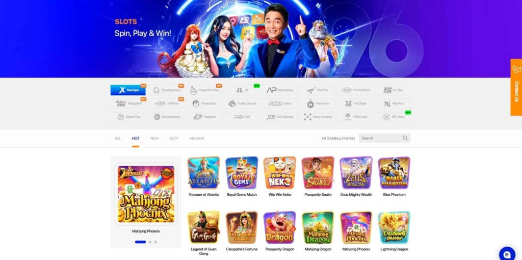 96M online slot Malaysia