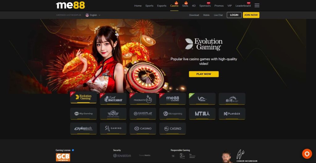 me88 live casino
